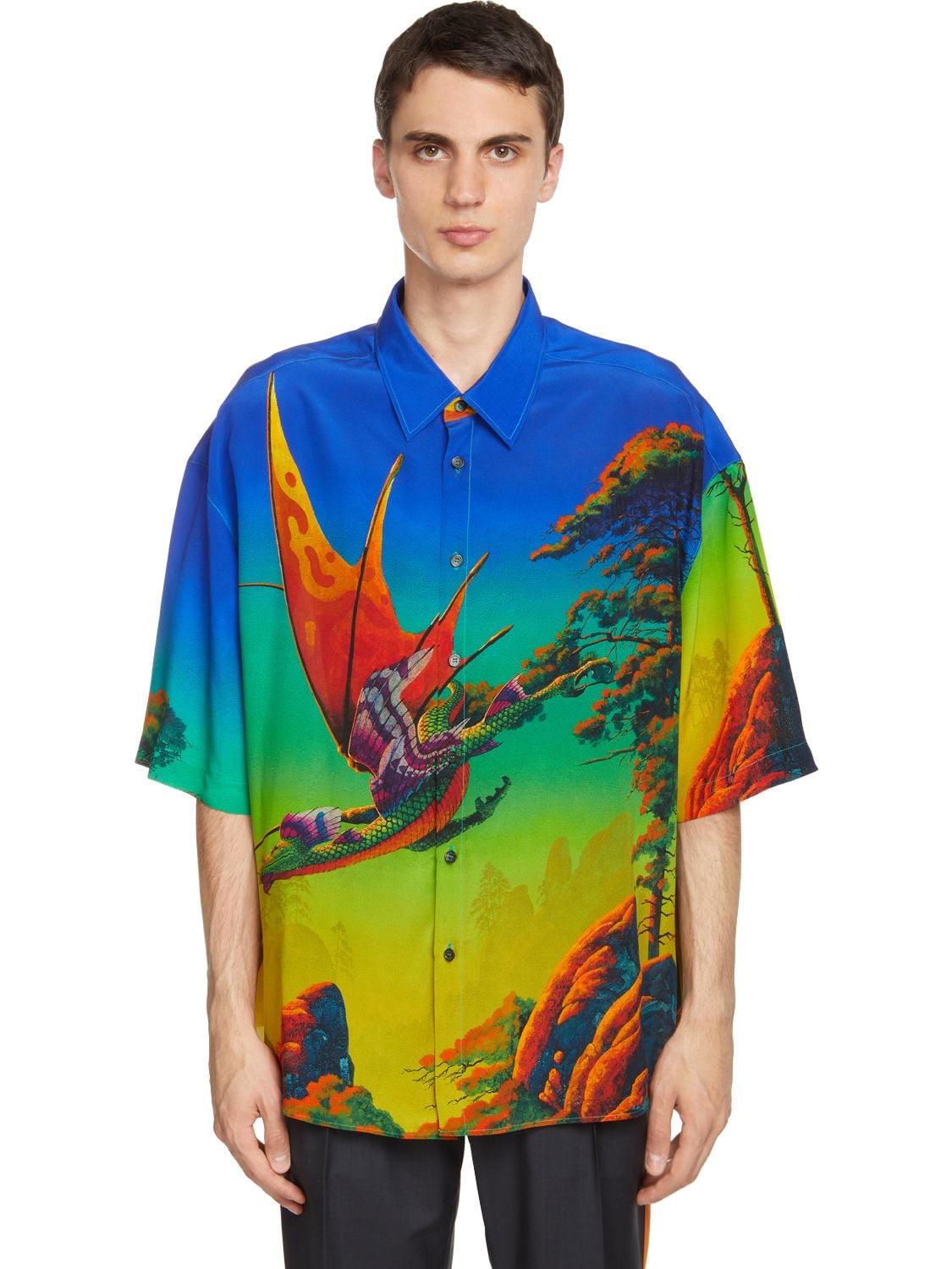 chemise balenciaga dragon