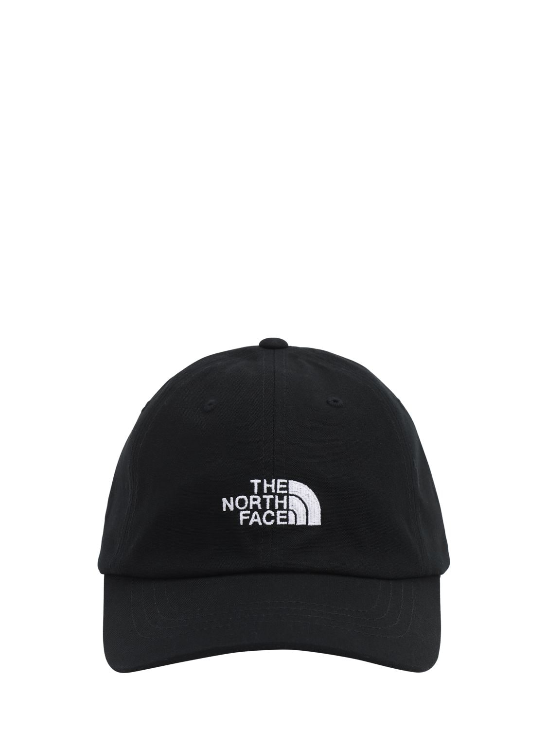 The North Face Norm Cotton Canvas Baseball Cap In Black