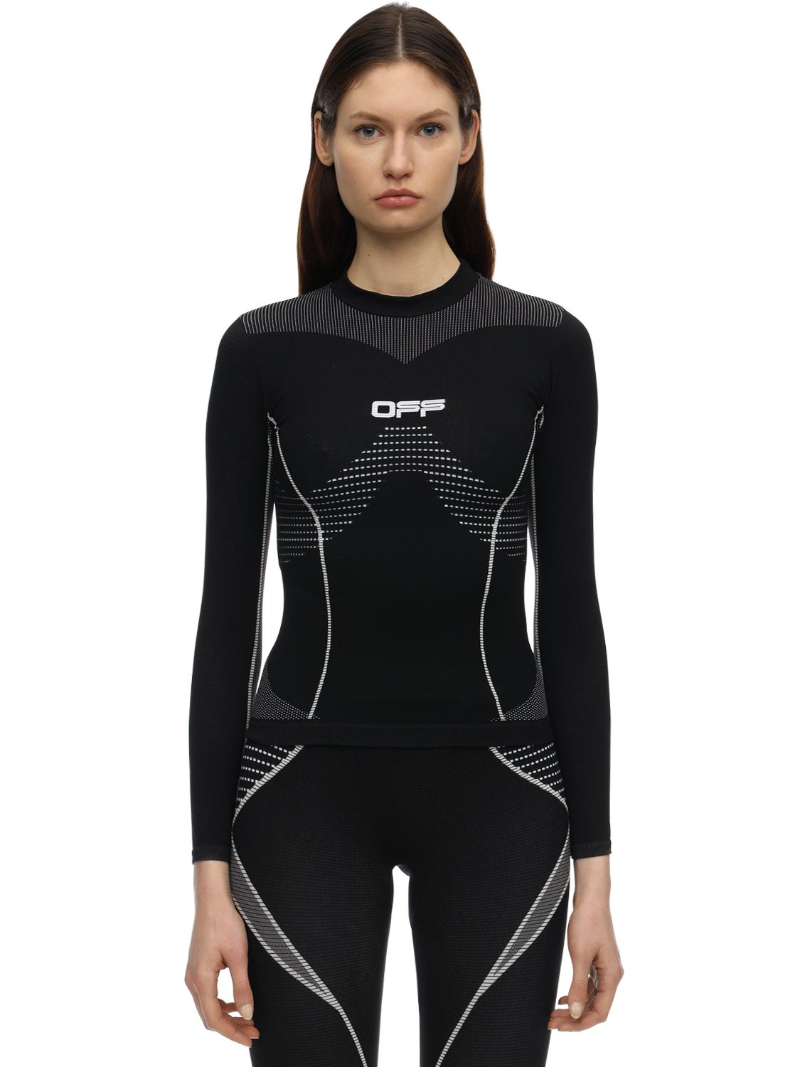 Logo Techno Jersey L/ S T-shirt