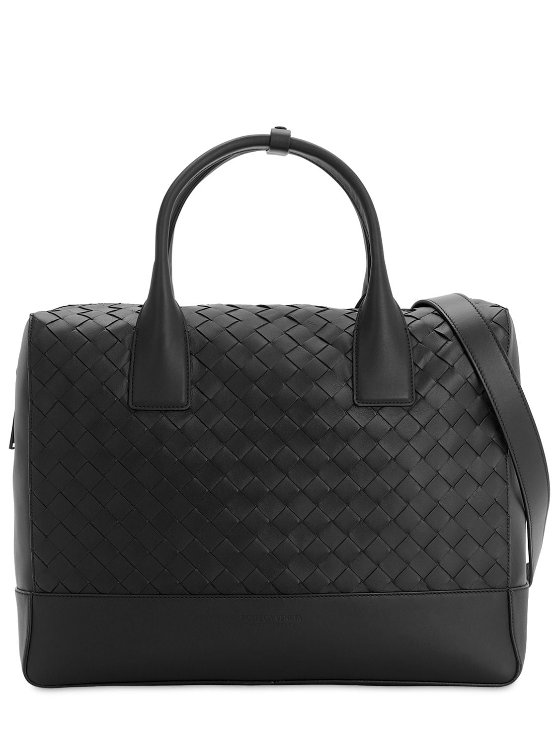 New Intrecciato Leather Briefcase Bag