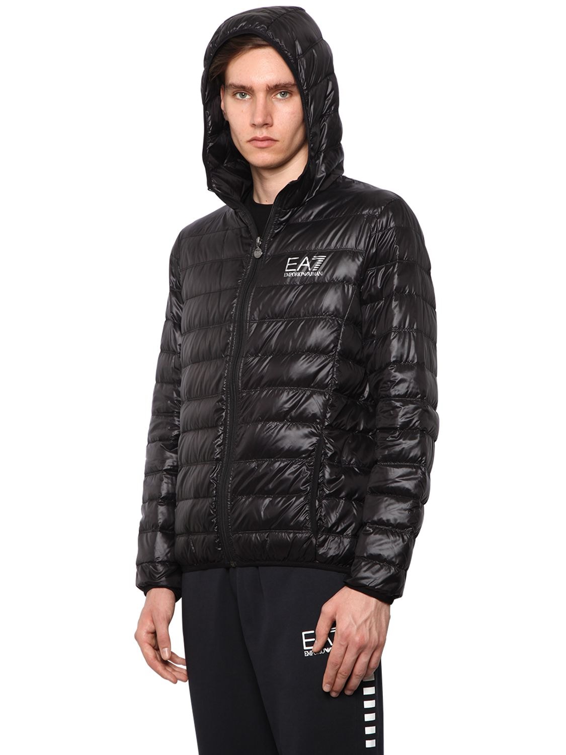 ea7 train core down jacket