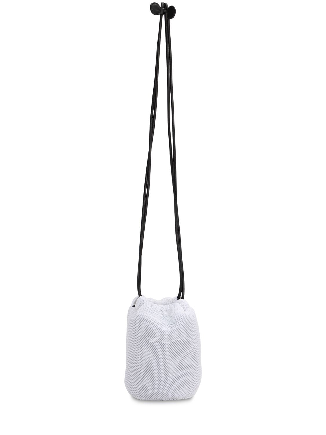 Mm6 Maison Margiela Cilinder Shoulder Bag In White