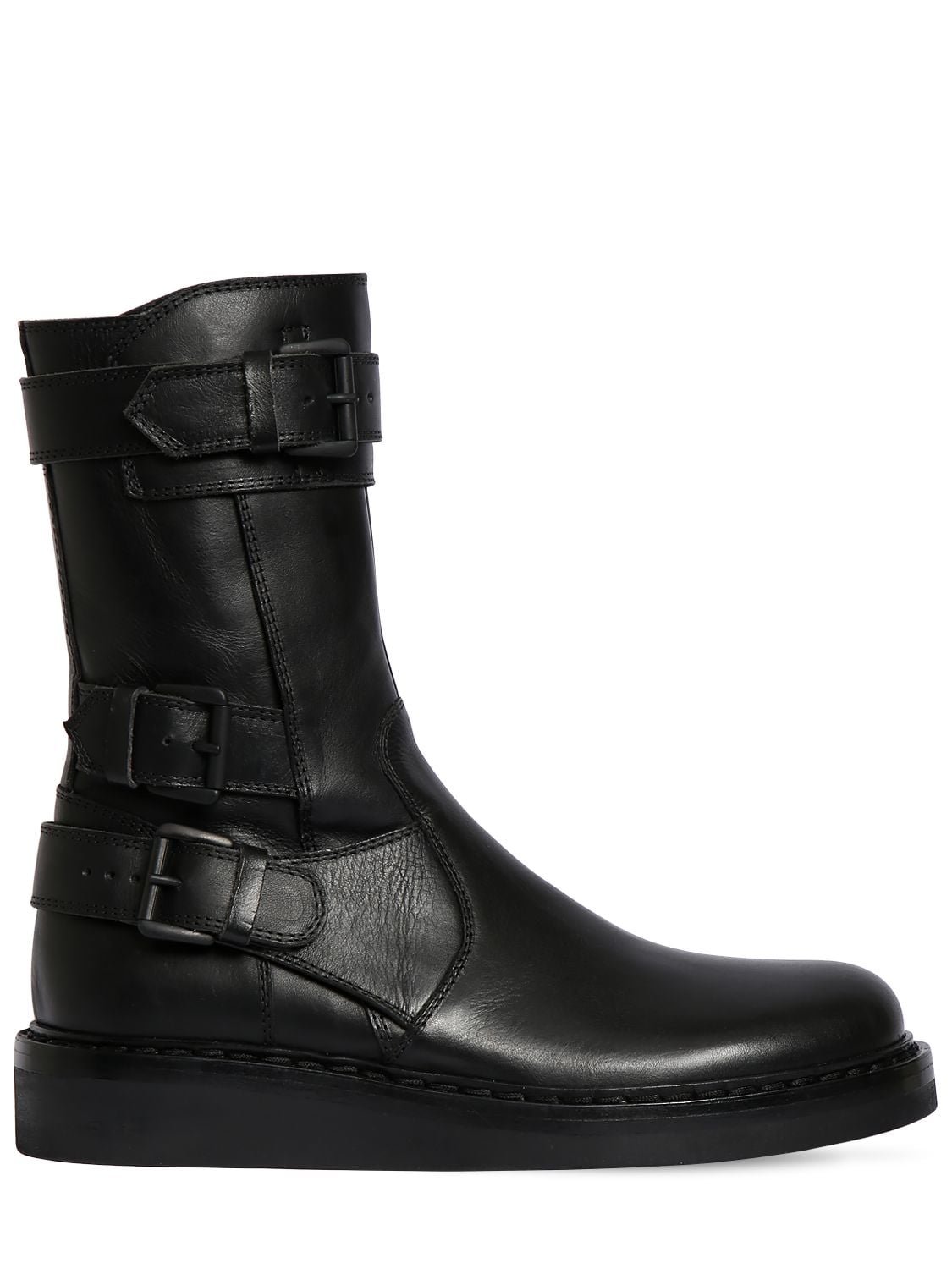ANN DEMEULEMEESTER 30MM LEATHER ANKLE BOOTS,71I51K004-MDK50