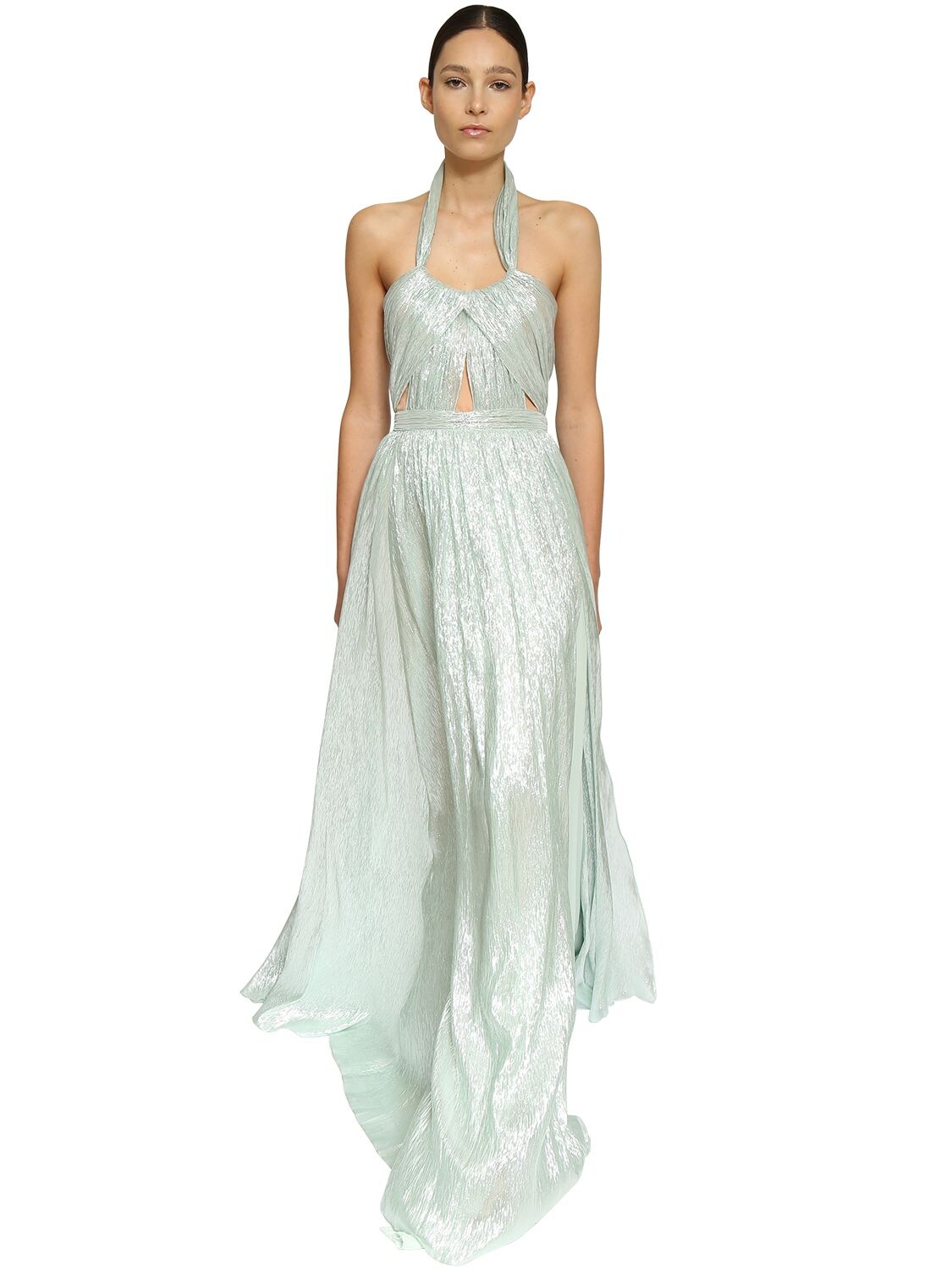 pleated velvet midi dress