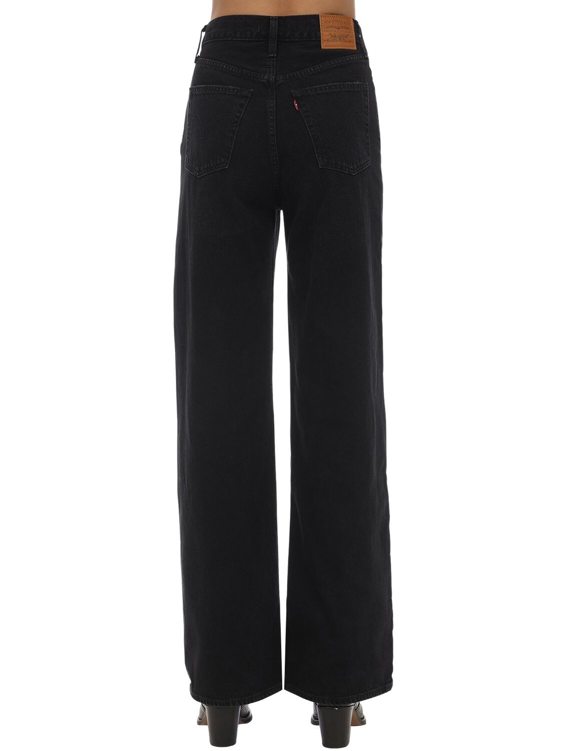 rib cage pleated cropped jeans