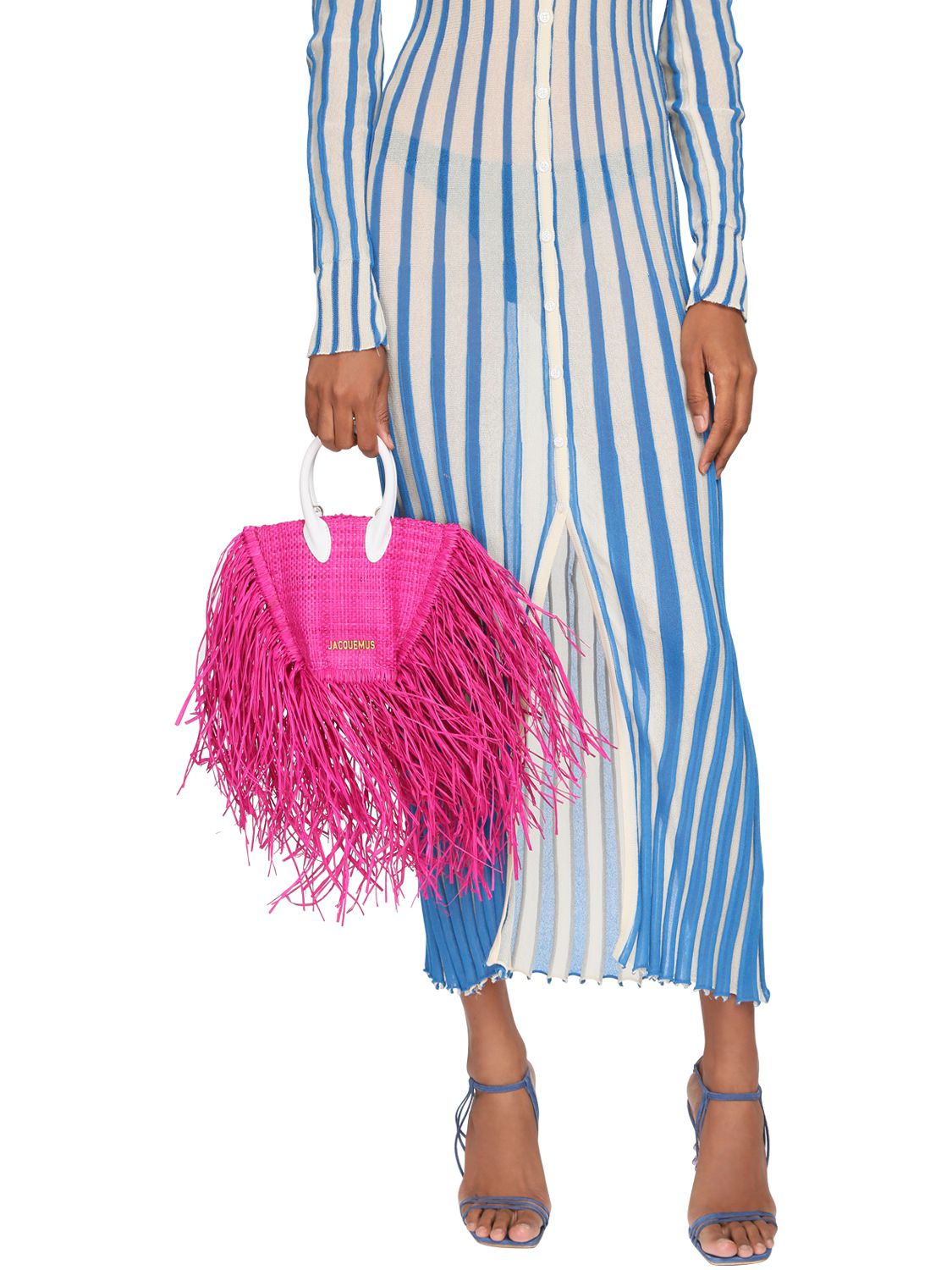 JACQUEMUS LE PETIT BACI STRAW BAG