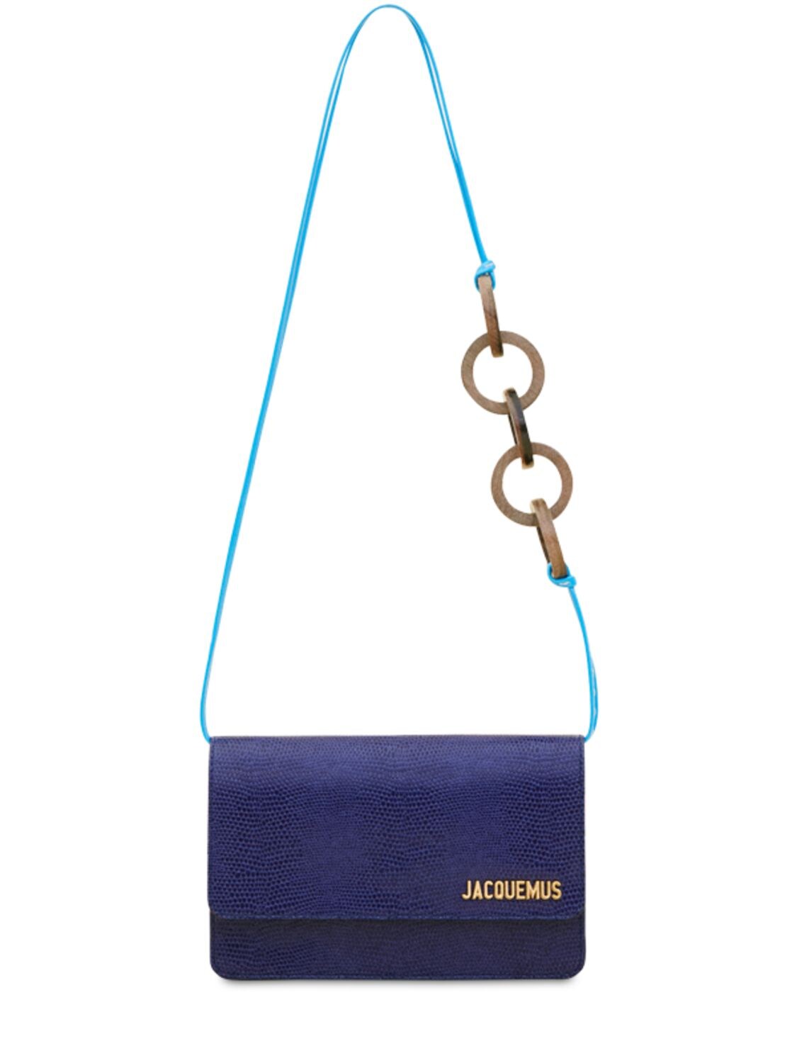 JACQUEMUS LE RIVIERA LIZARD EMBOSSED LEATHER BAG,71I5CK019-QKXVRQ2