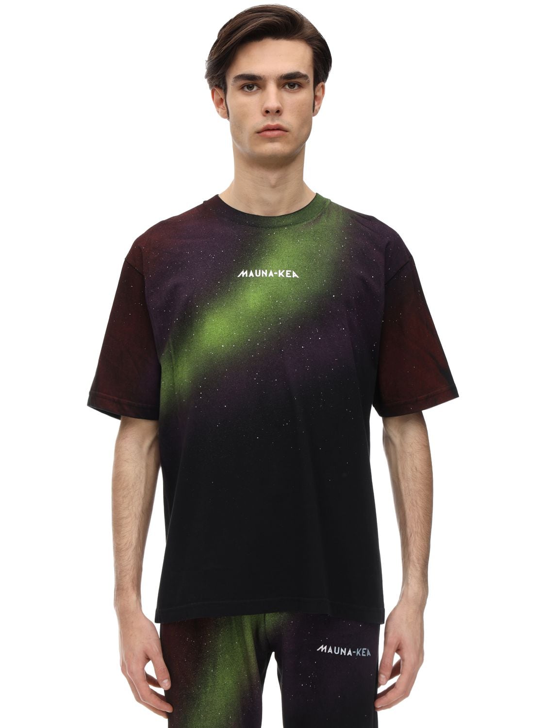 MAUNA KEA STAR SYSTEM COTTON JERSEY T-SHIRT,71I5LB011-QKXBQ0S1