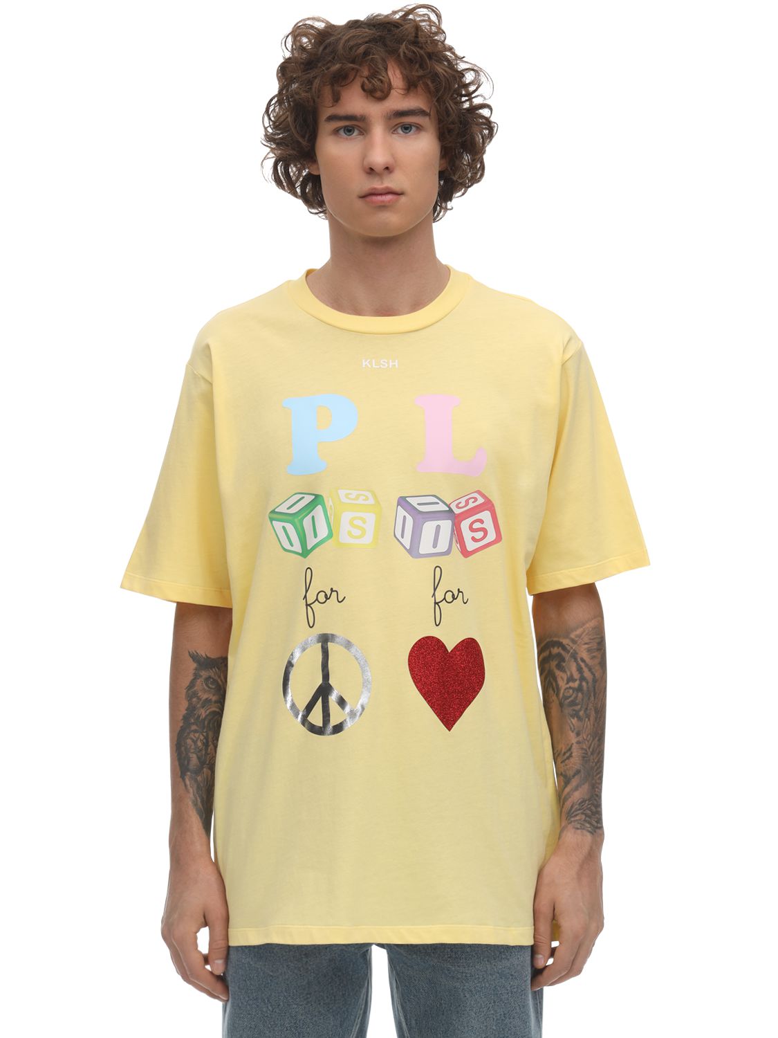 KLSH KIDS LOVE STAIN HANDS Tees For Men GOXIP
