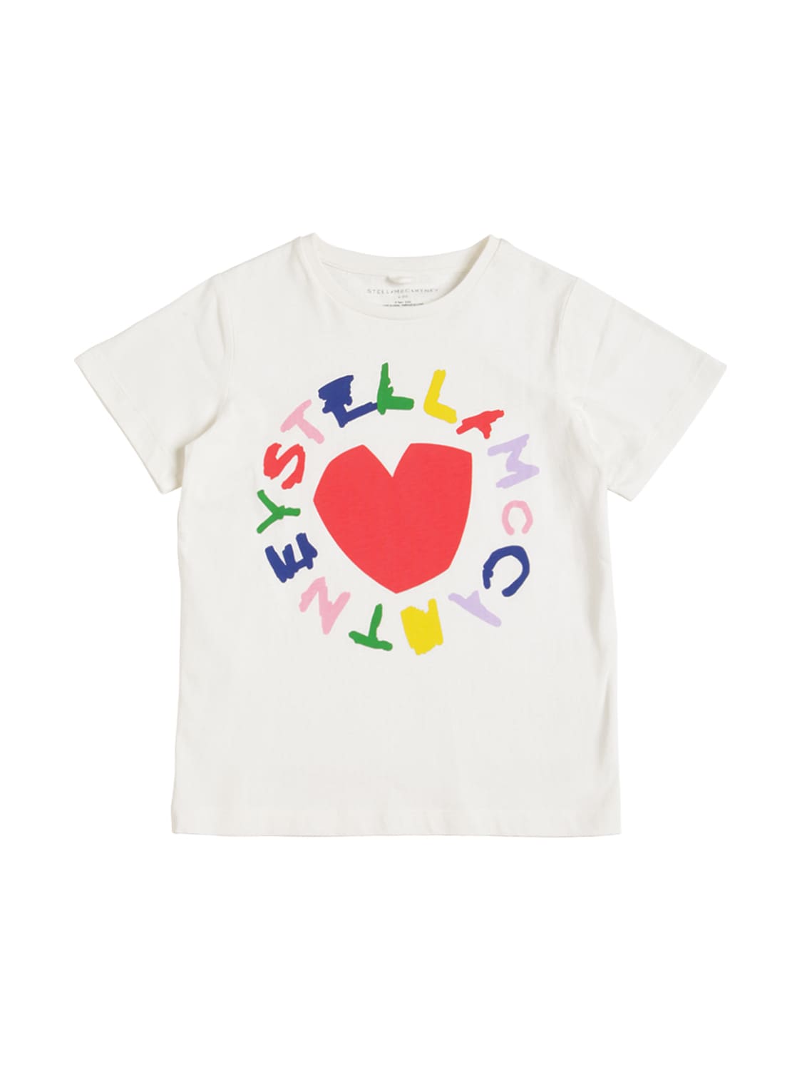 STELLA MCCARTNEY LOGO印花有机棉T恤,71I6SH032-OTIZMG2