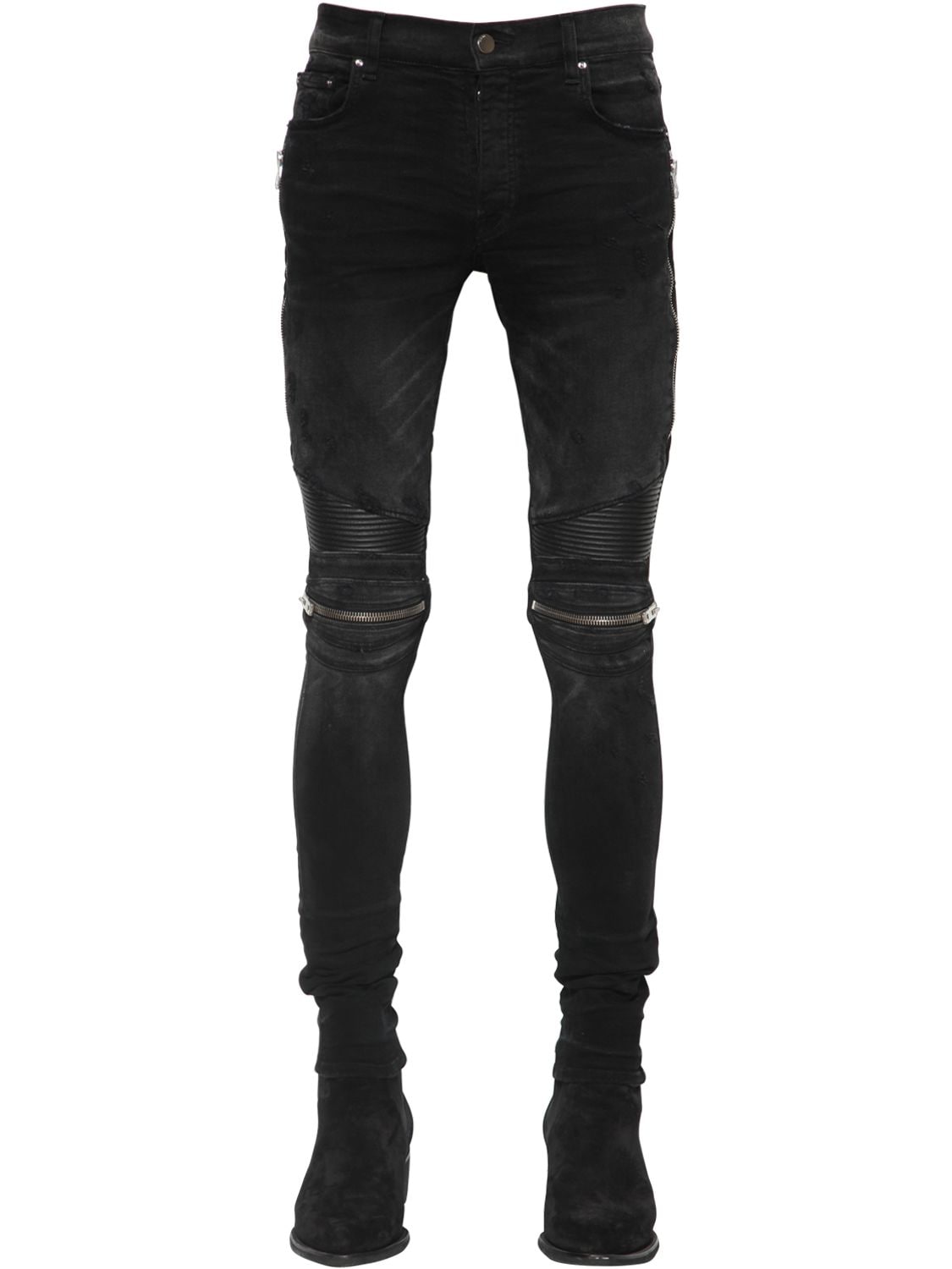 AMIRI 15厘米“MX2”棉质牛仔裤,71I6TX007-QUDFREJMQUNLL0JMQUNL0