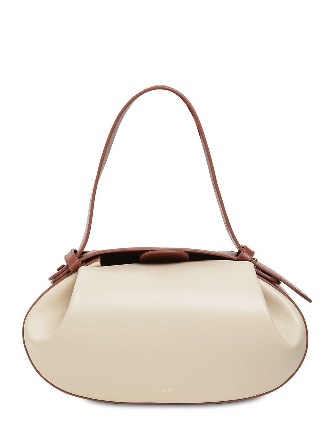 YUZEFI LOAF Bcolour LEATHER TOP HANDLE BAG,71I7PU033-Q1JFQU0VQVVCVVJO0