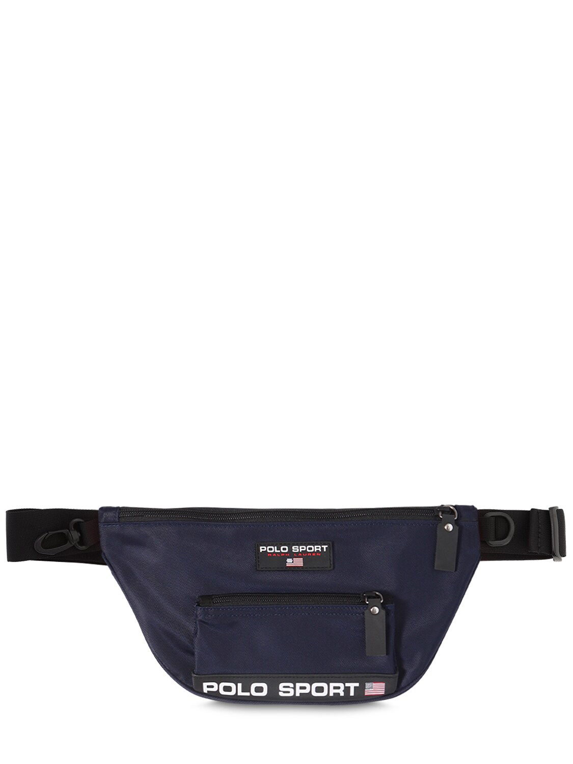 Polo Ralph Lauren Logo Nylon Belt Bag In Navy