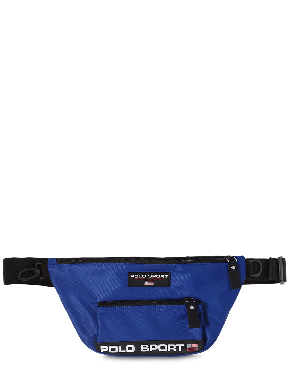 Polo Ralph Lauren Logo Nylon Belt Bag In Royal Blue