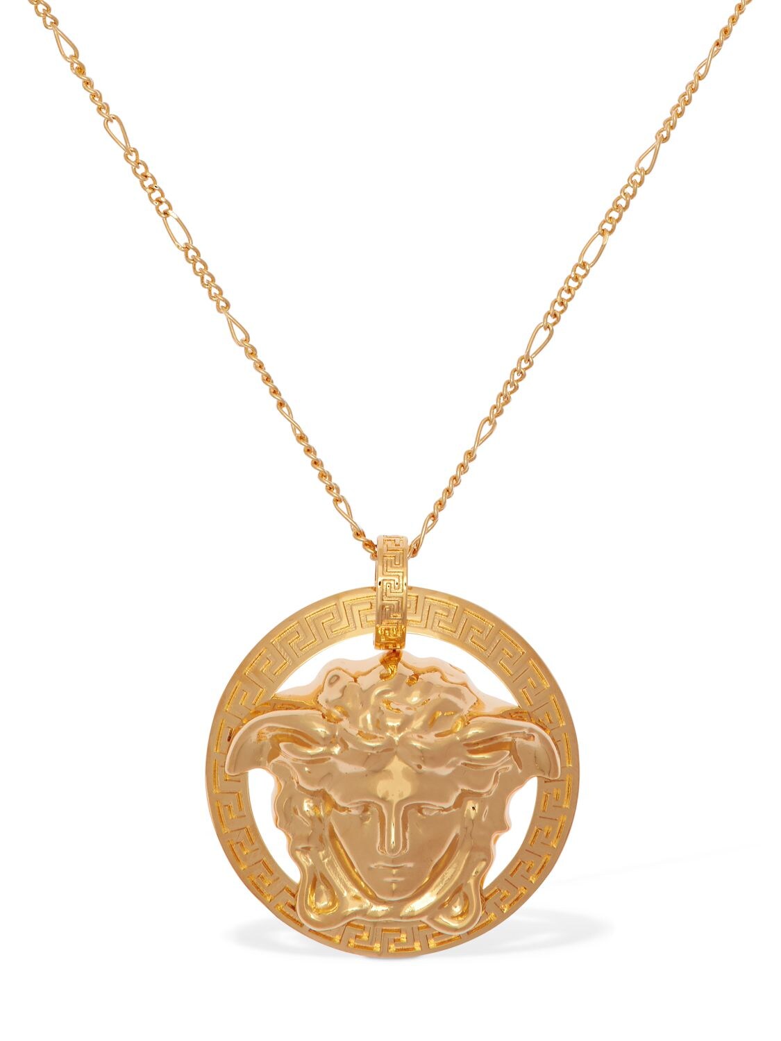 Versace Medusa Western Chain Necklace In Gold