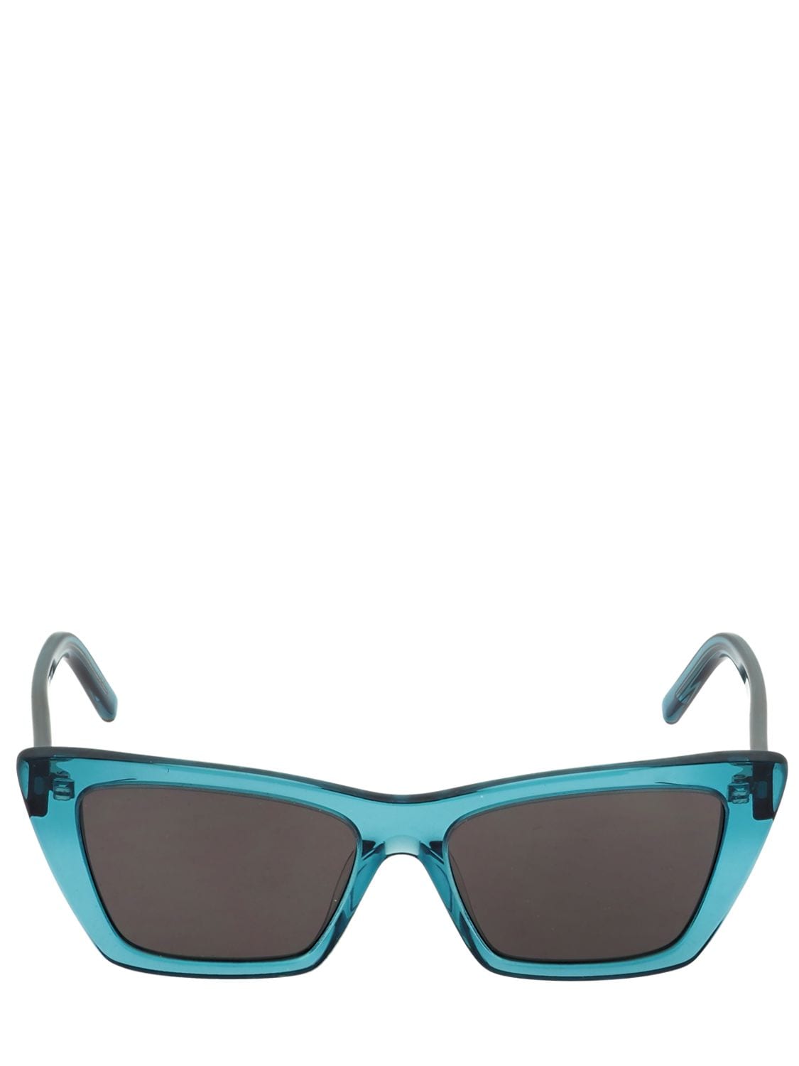 Saint Laurent Sun Ace Nw Sl276 Mica Acetate Sunglasses In Blue,black