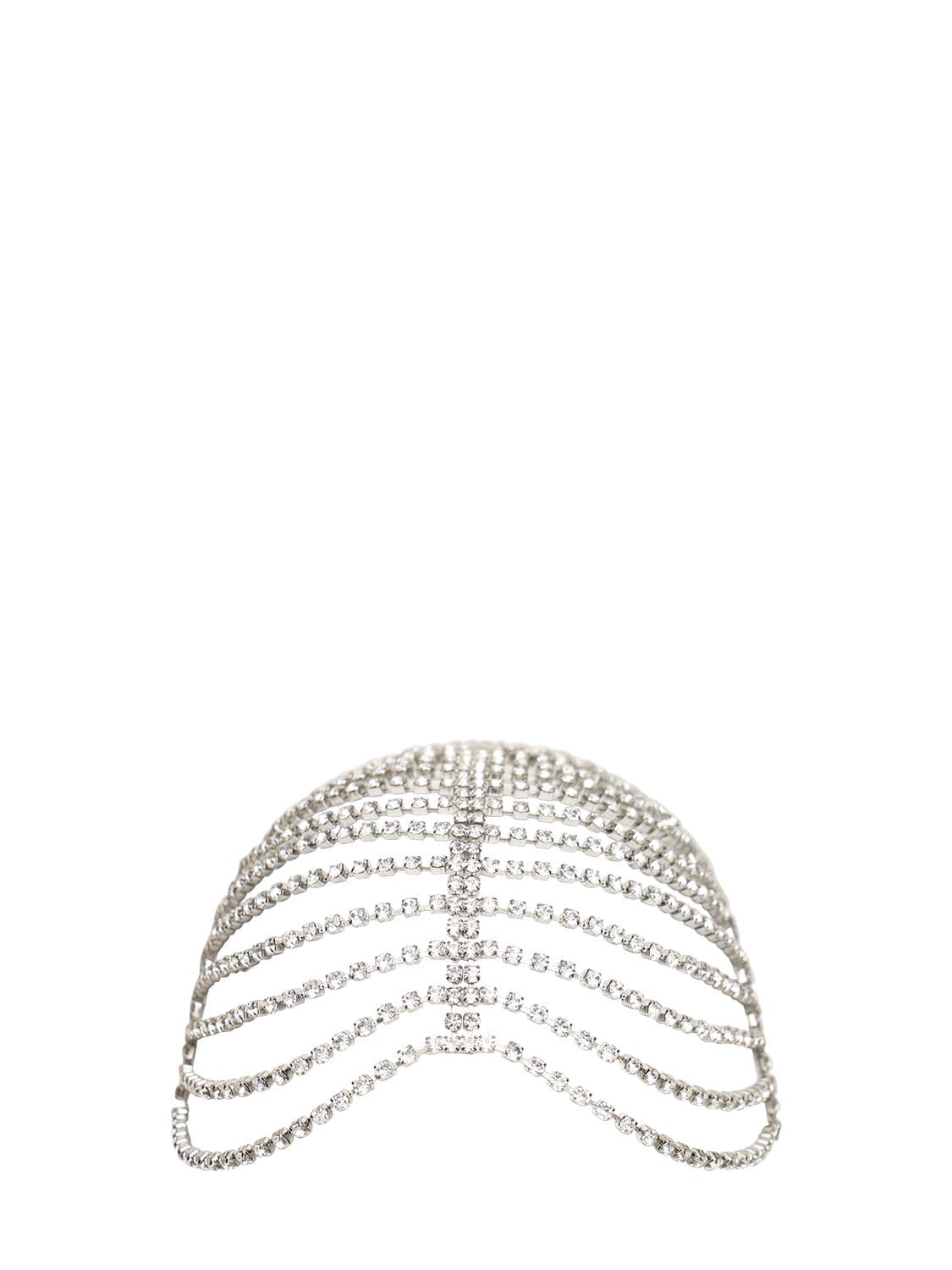 Area Draped Chandelier Crystal Headpiece
