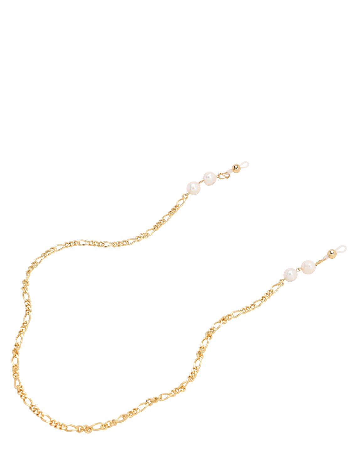 Aym Yara Figaro Sunglasses Chain W/ Pearls In Gold