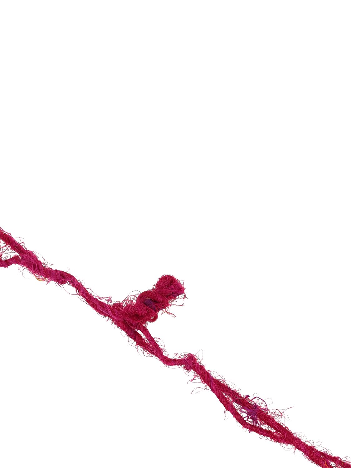 HERMINA ATHENS SMALL KRESSIDA SILK YARN NECKLACE