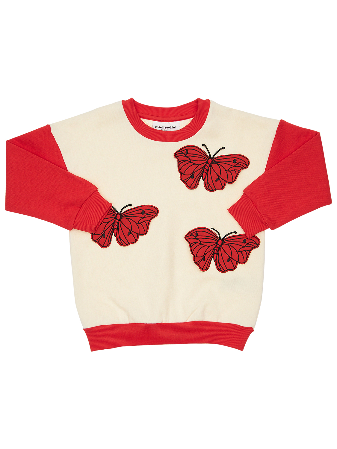 butterfly patch sweatshirt