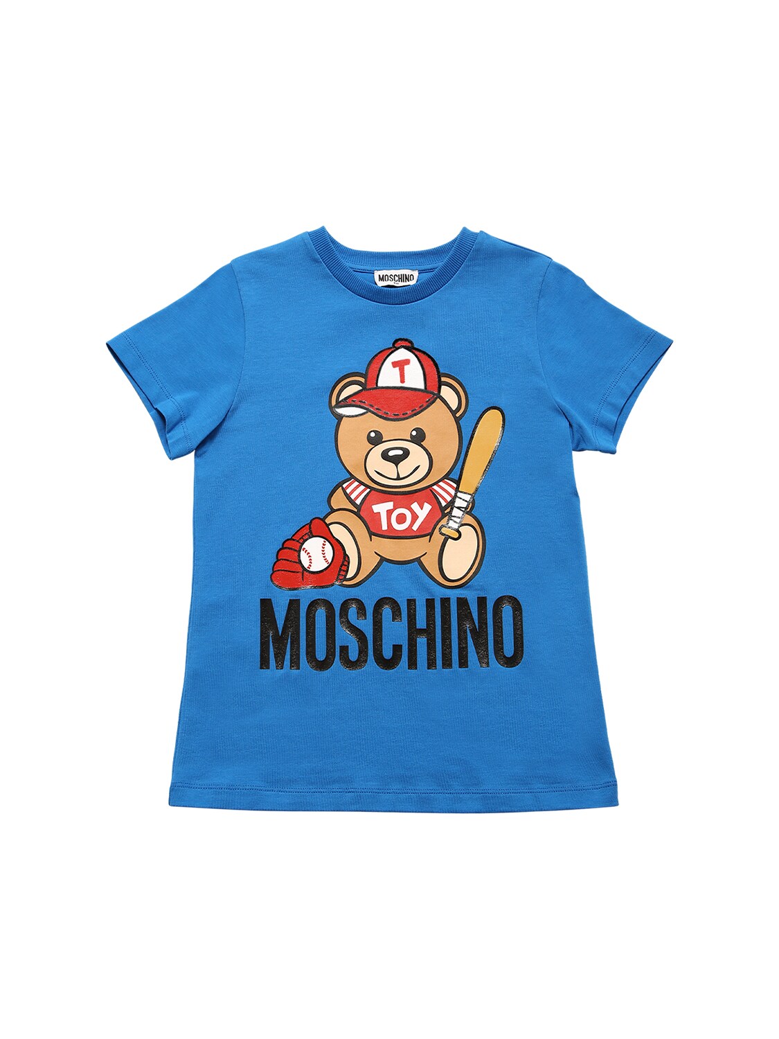 Moschino - Toy print cotton jersey t-shirt - | Luisaviaroma
