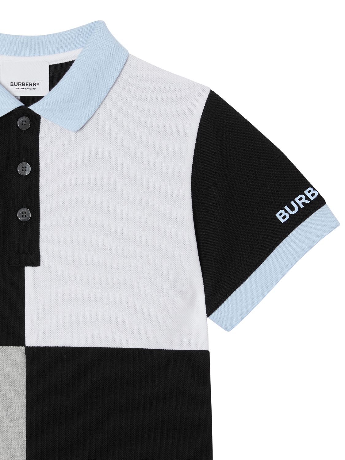 burberry 撞色珠地网眼棉polo衫 71i91k018-qteymty1
