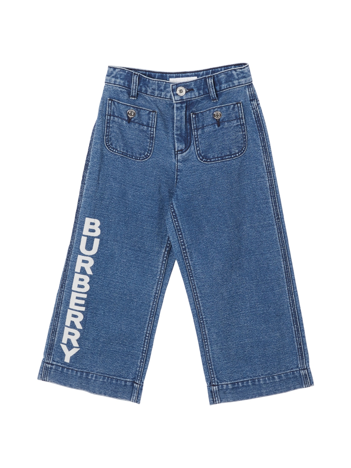BURBERRY 棉麻牛仔裤,71I91L026-QTE0NZQ1