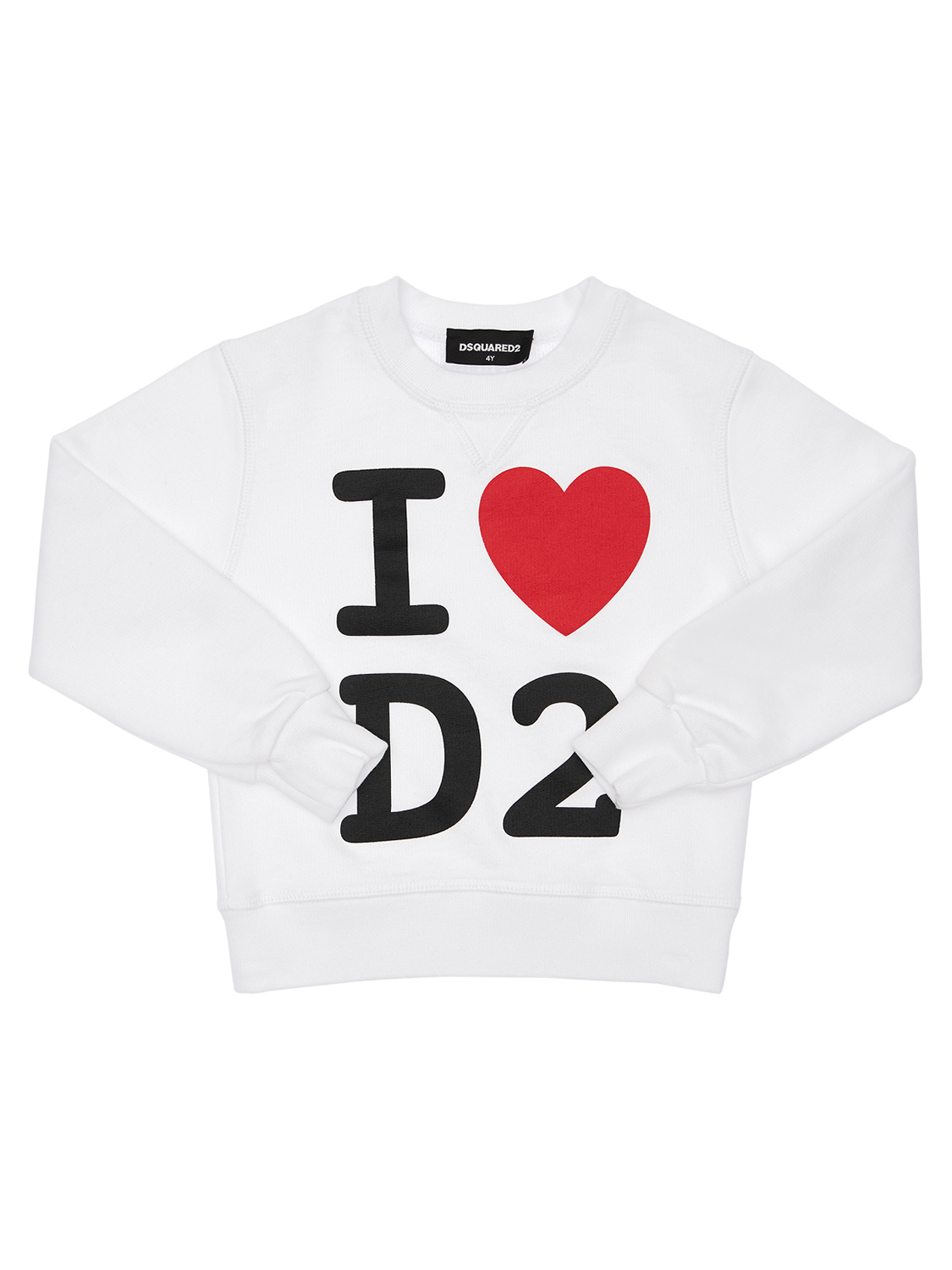 Bedrucktes Sweatshirt Aus Baumwolle
