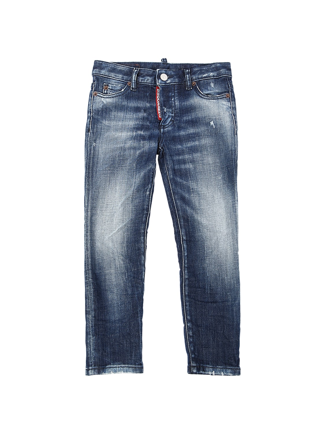 Dsquared2 Kids' Stretch Cotton Blend Denim Jeans