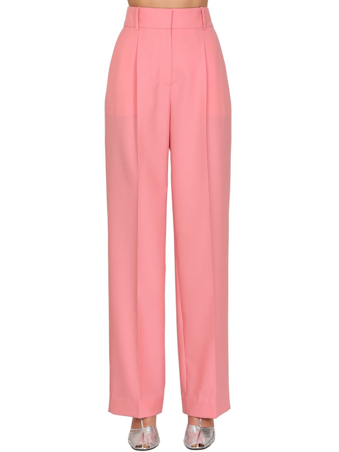 GIVENCHY SUMMER WIDE LEG WOOL trousers,71IA7M016-NJCY0