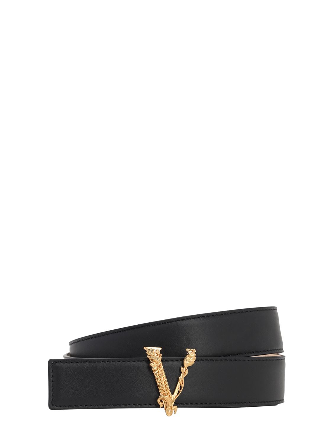 3cm Virtus Smooth Leather Belt