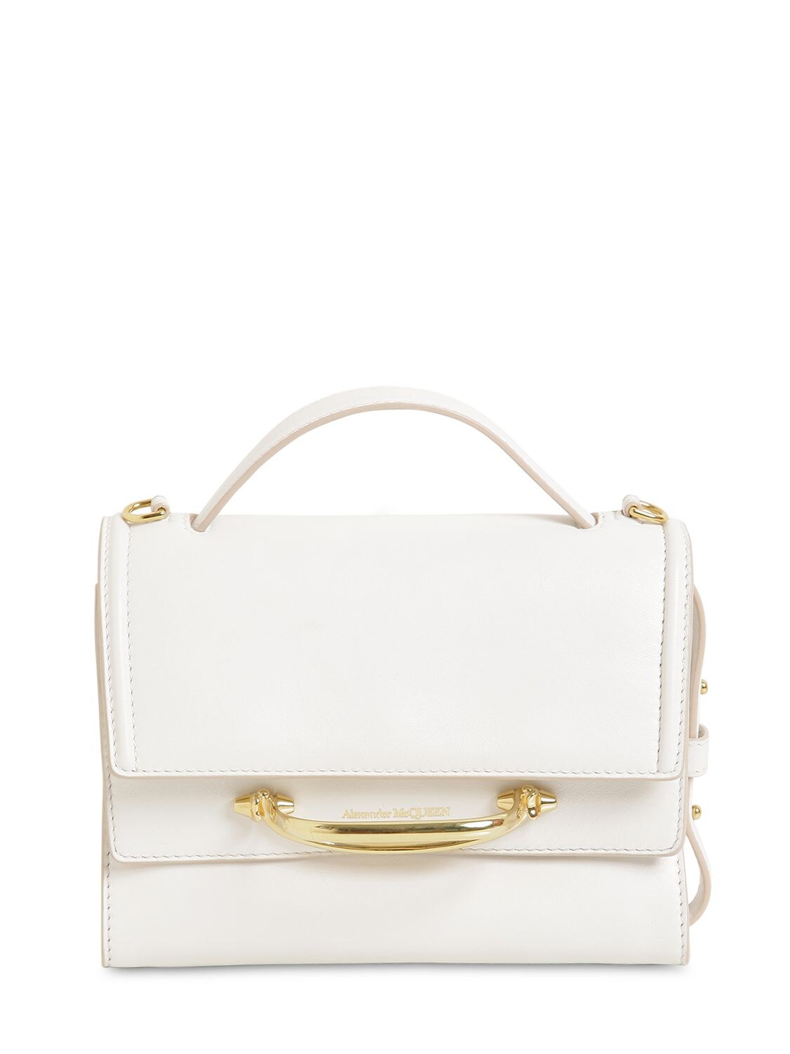 ALEXANDER MCQUEEN THE STORY LEATHER SHOULDER BAG,71IA8E002-OTAWNG2