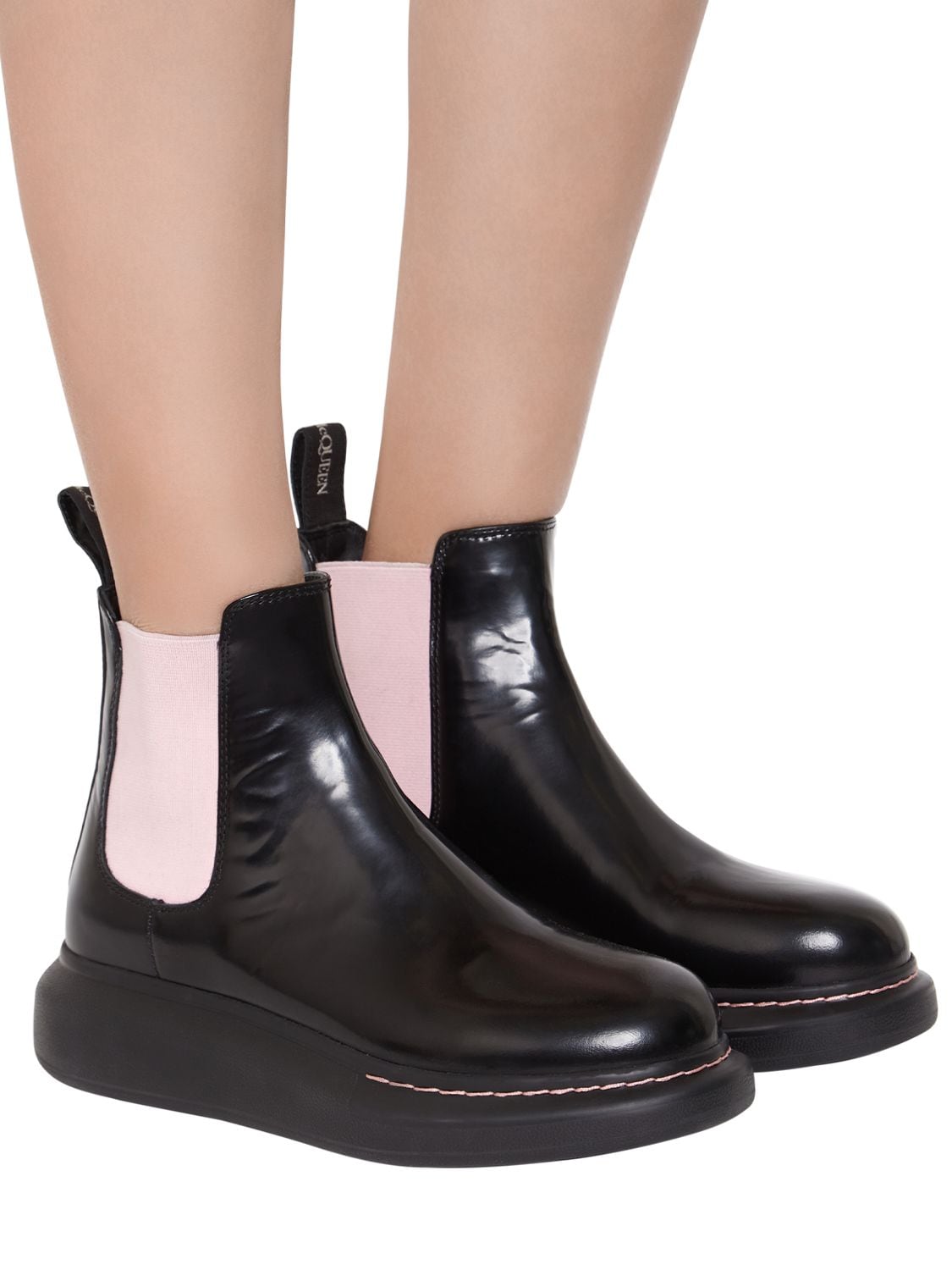 alexander mcqueen long boots height