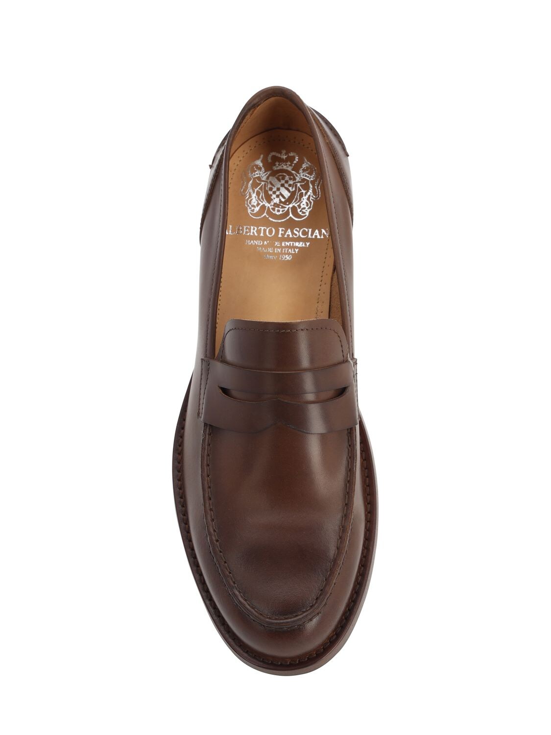 Alberto Fasciani 20mm Leather Loafers In Brown | ModeSens