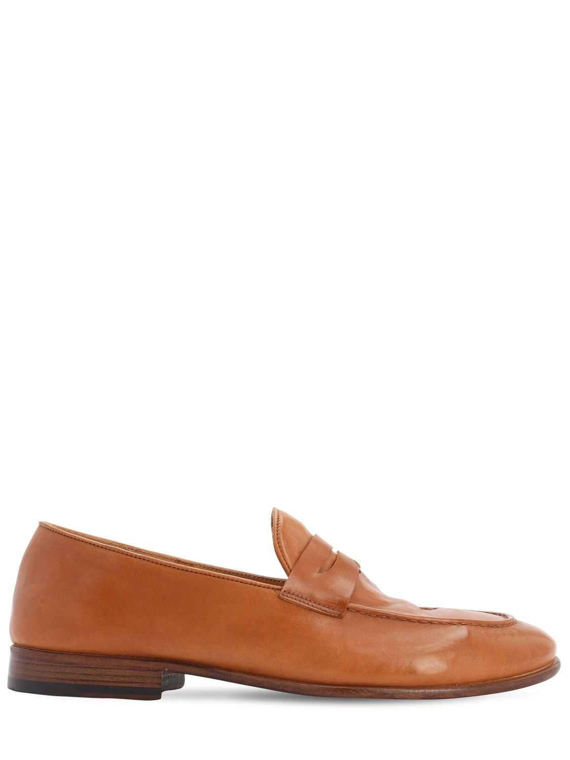 Alberto Fasciani 20mm Leather Loafers In Light Brown | ModeSens