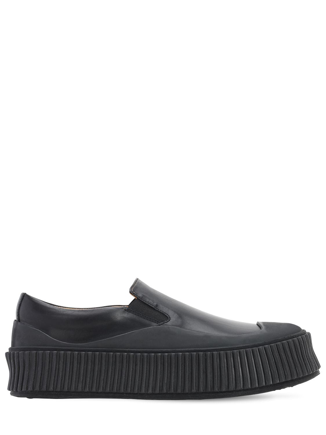 JIL SANDER 40MM SLIP-ON LEATHER SNEAKERS,71IAFX015-MTEXMDU1