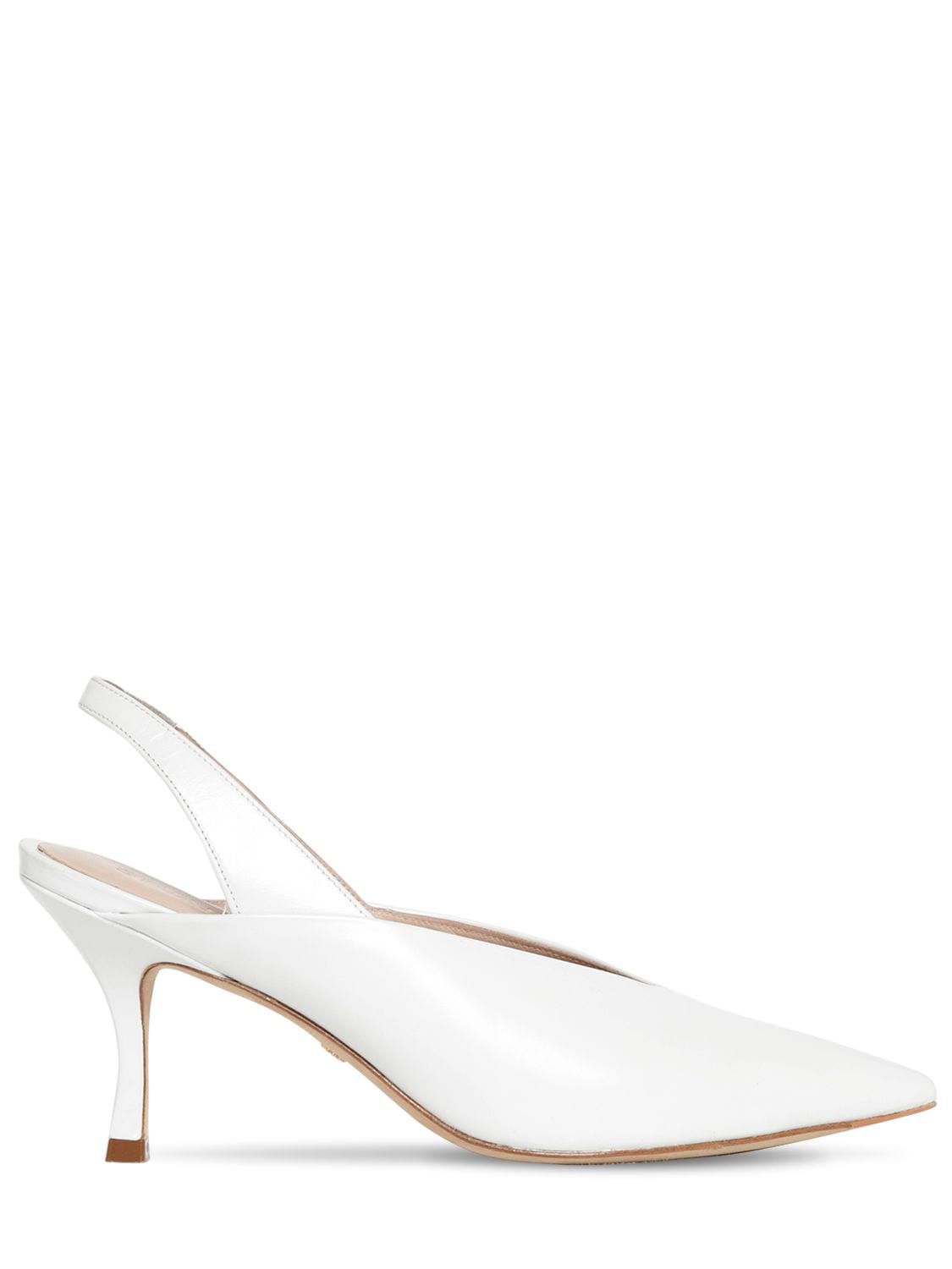 STUART WEITZMAN 75MM LEATHER SLINGBACK PUMPS,71IAHW007-V0HJVEU1