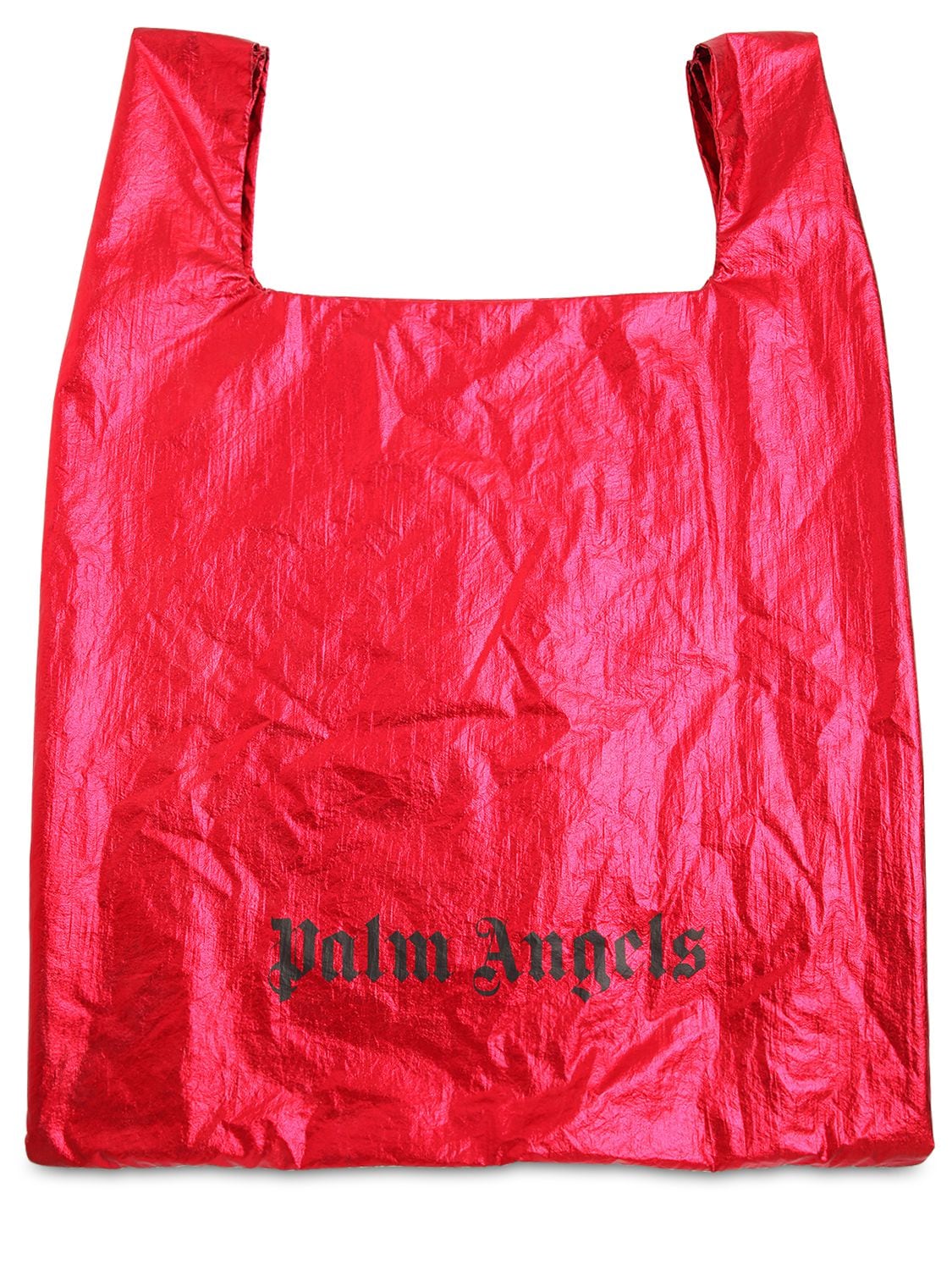 PALM ANGELS METALLIC NYLON TOTE BAG,71IAI9020-MJUXMA2