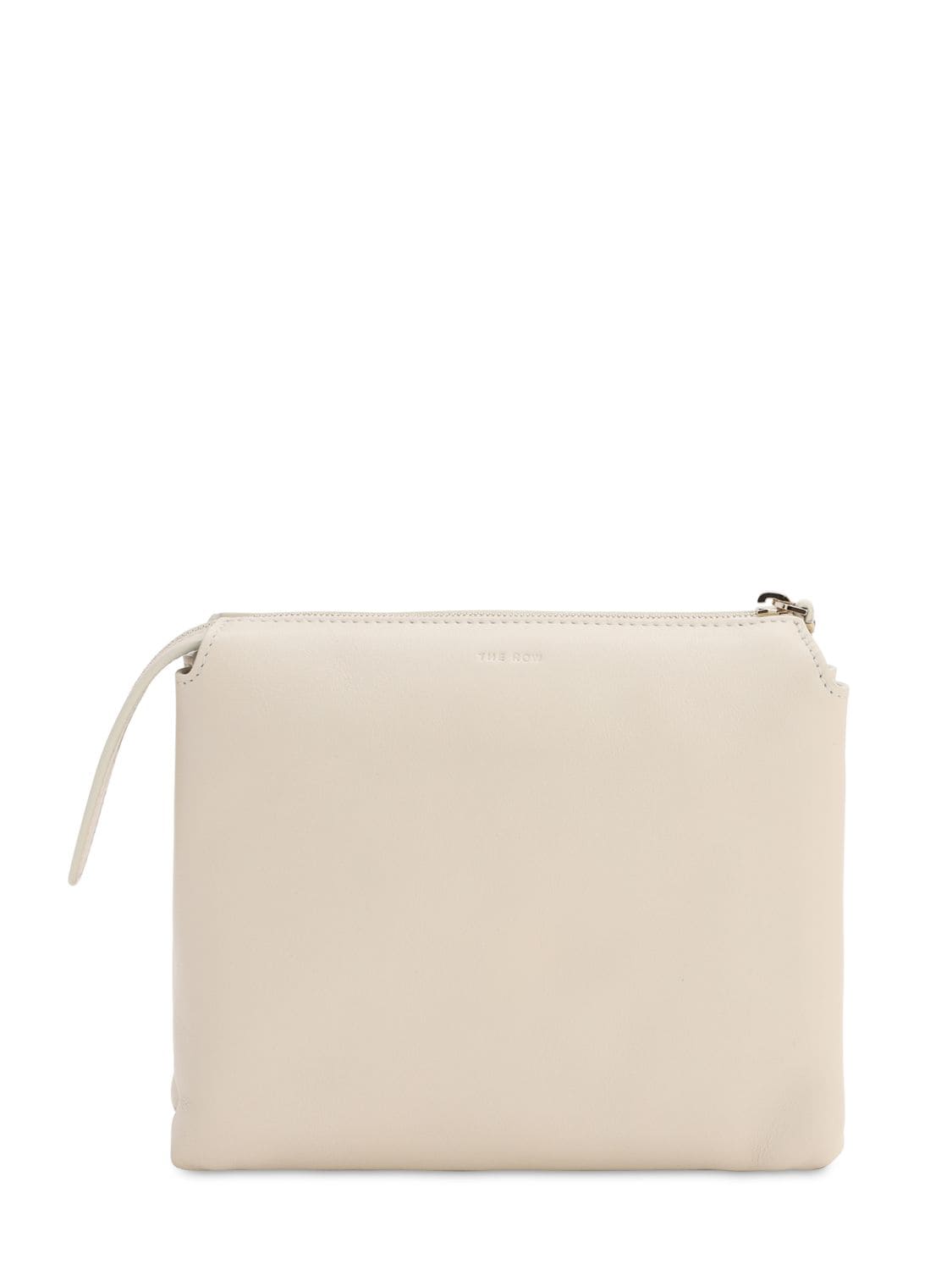 The Row Nu Mini Twin Leather Shoulder Bag In Ivory | ModeSens