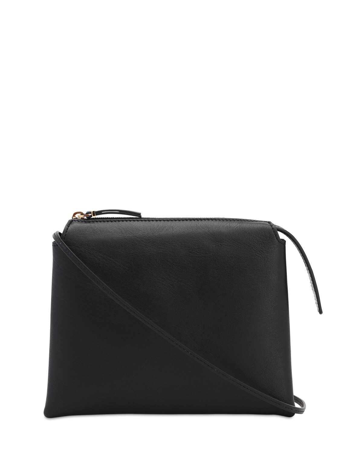 Shop The Row Nu Mini Twin Leather Shoulder Bag In Black