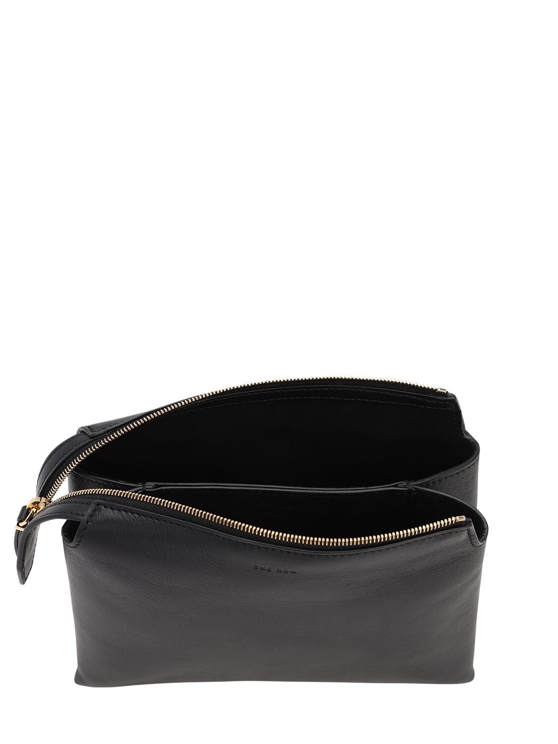 Shop The Row Nu Mini Twin Leather Shoulder Bag In Black