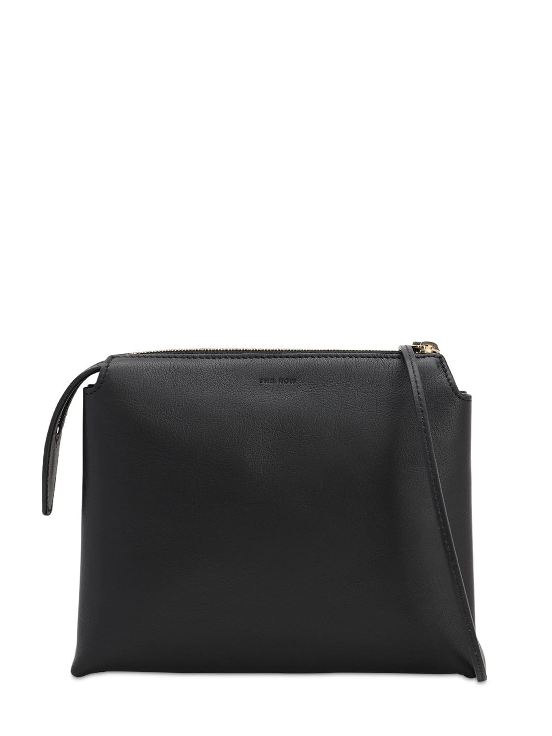 Shop The Row Nu Mini Twin Leather Shoulder Bag In Black