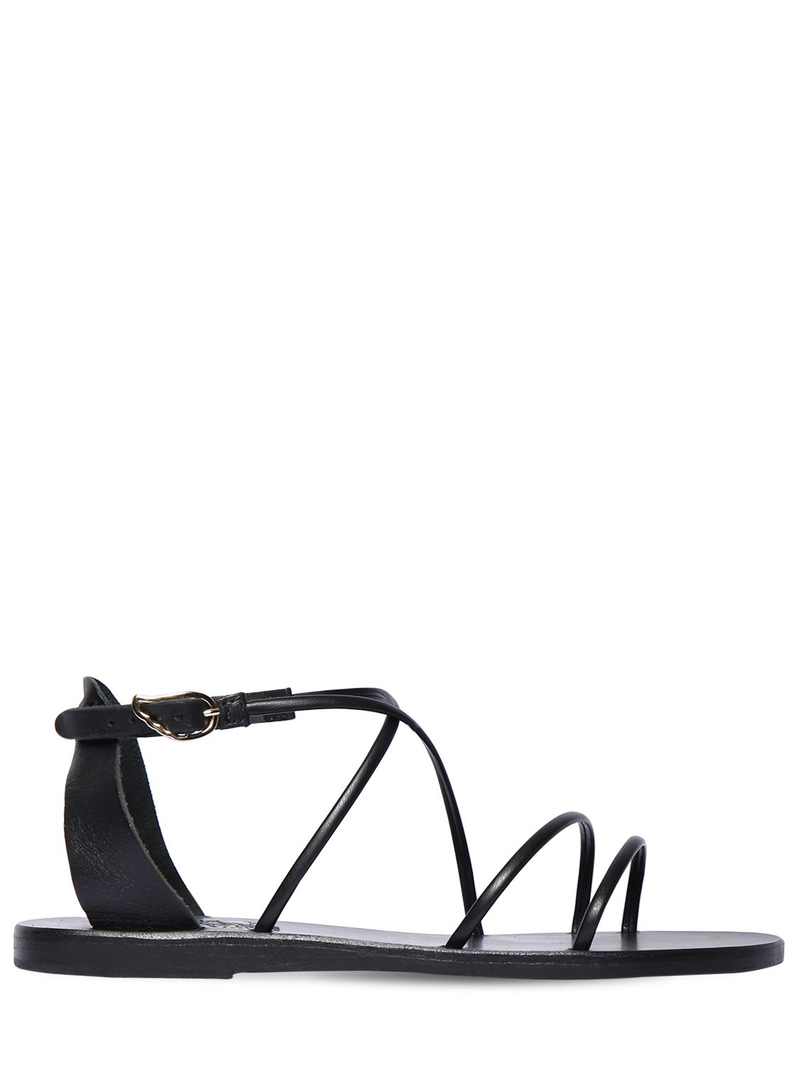 10mm Leather Flat Sandals