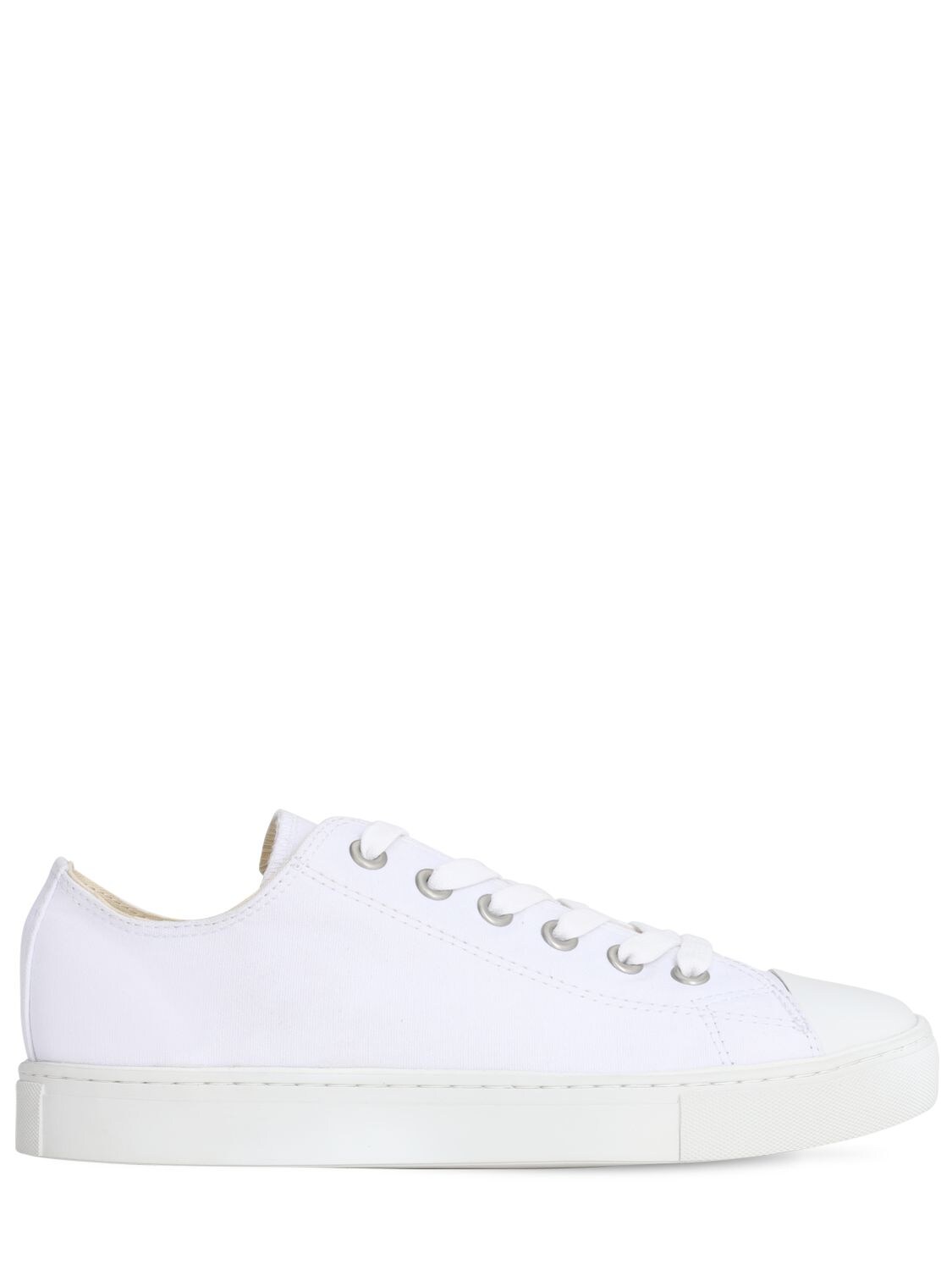 Low Top Cotton Canvas Sneakers