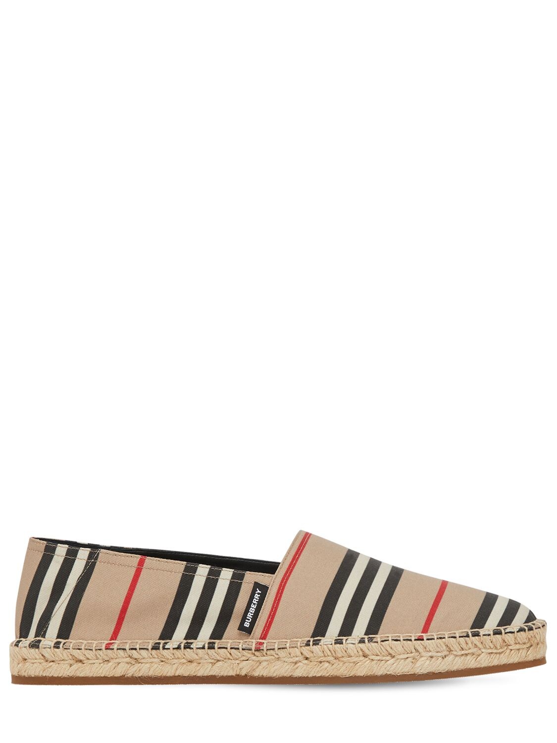 burberry canvas check espadrilles