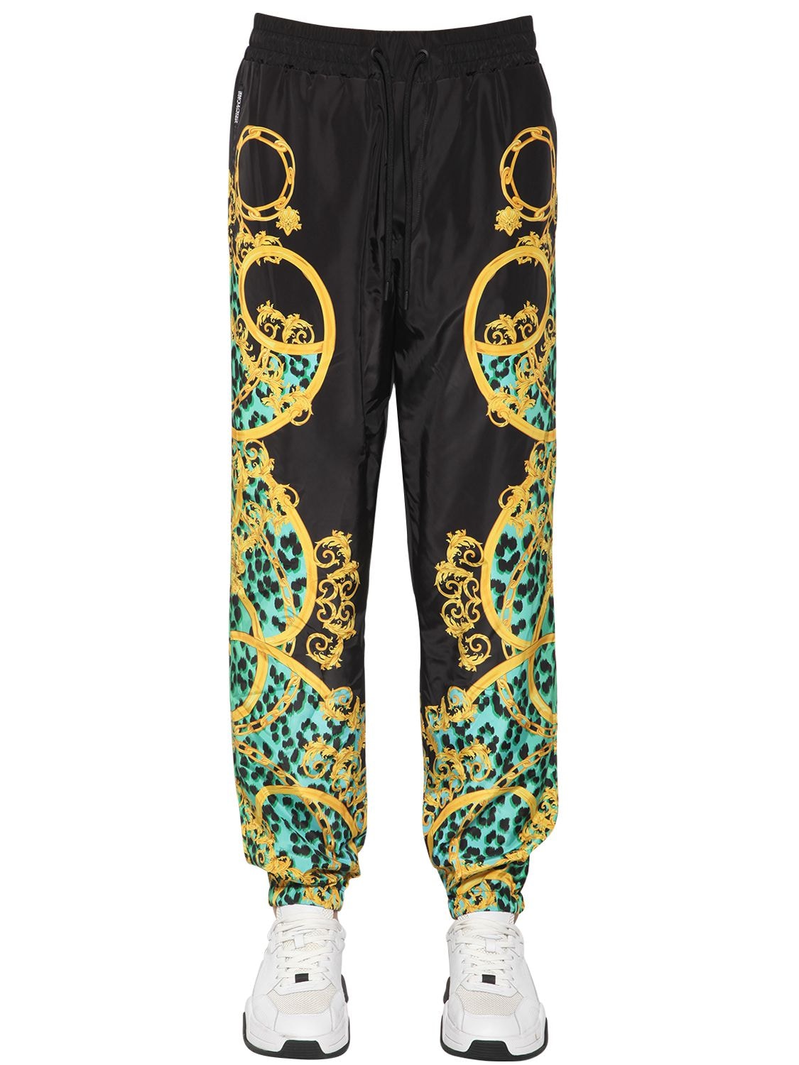 VERSACE JEANS COUTURE PRINTED JOGGING trousers,71IBQN008-MTU10