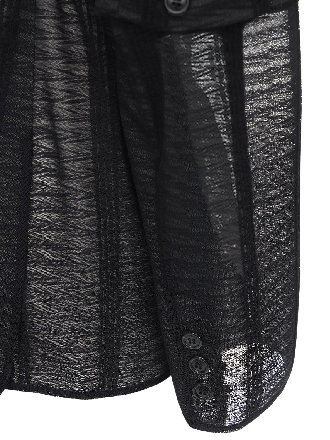 MARCO DE VINCENZO PLEATED TULLE BLAZER