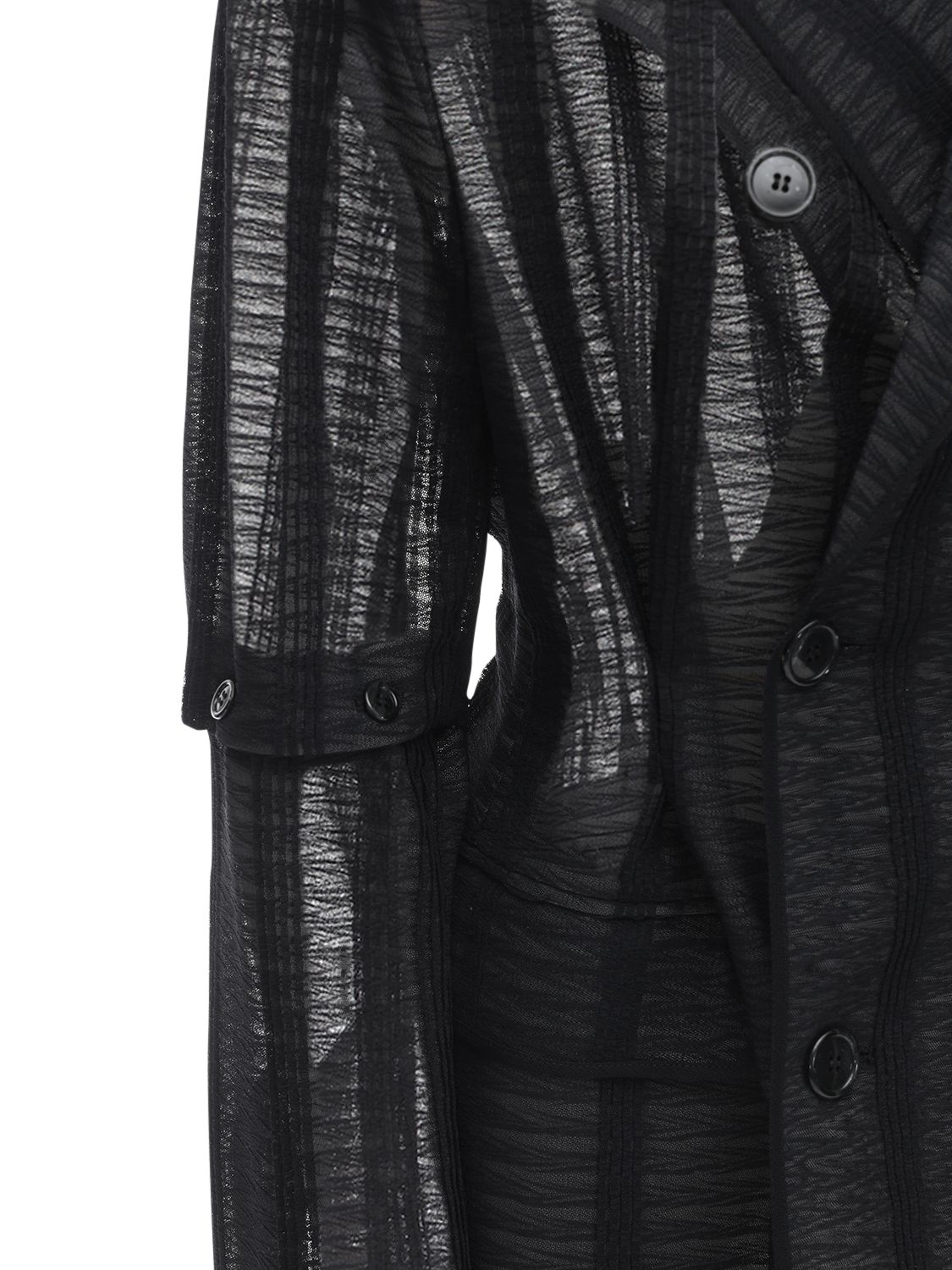MARCO DE VINCENZO PLEATED TULLE BLAZER