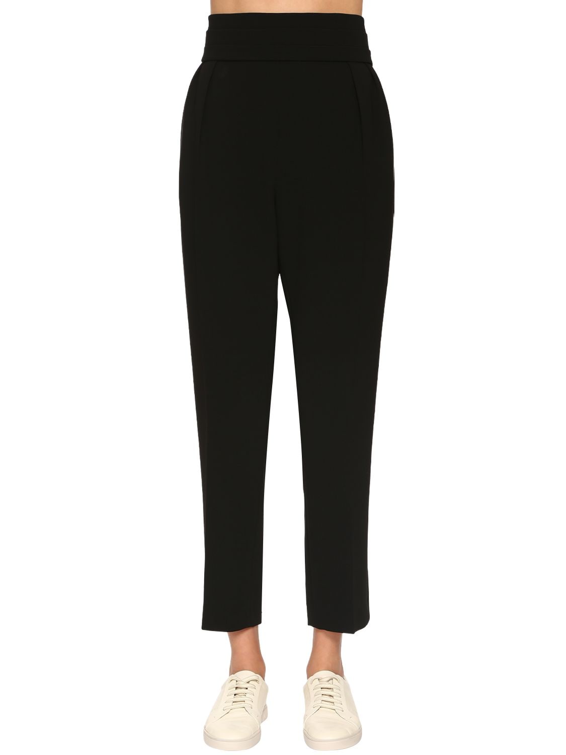 MAX MARA HIGH WAIST CADY CIGARETTE PANTS,71ICD5011-MDAZ0