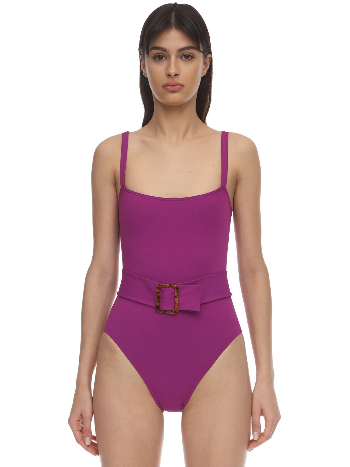 ERES GUILTY BELTED ONE PIECE SWIMSUIT,71ICDU008-MDA4ODI1